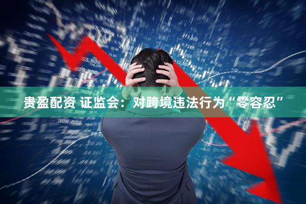 贵盈配资 证监会：对跨境违法行为“零容忍”